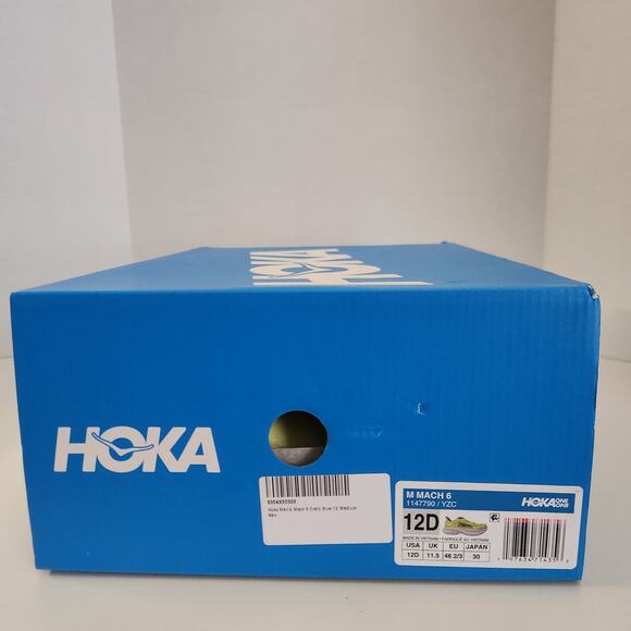 Hoka Men\'s Mach 6 Cielo Blue 12 Medium main image 5
